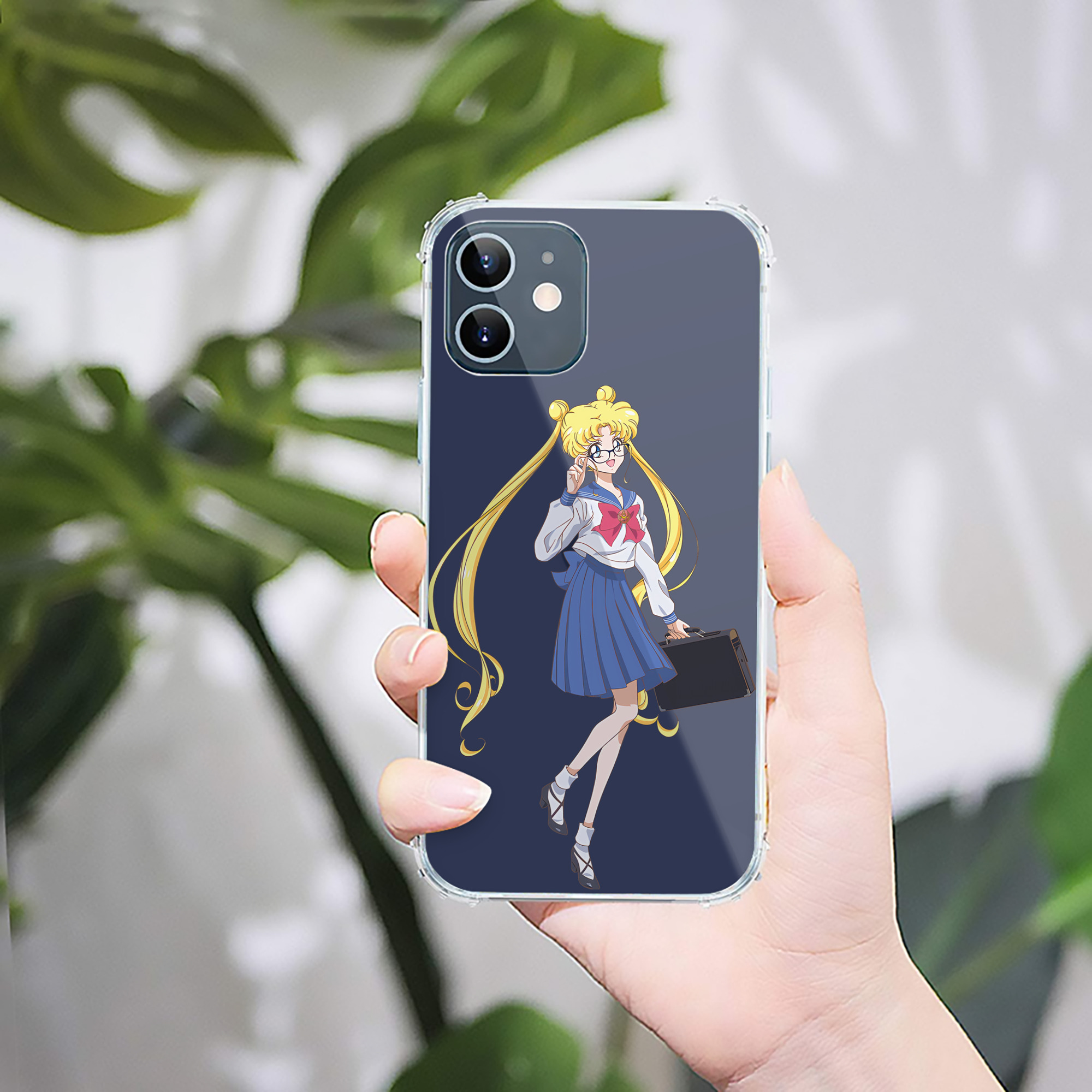 （画像用） 美少女戦士セーラームーン 愛野 美奈子 あいの みなこ Sailor Moon Aino Minako 【iPhone 12シリーズ対応】透明スマホケース（クリアソフトケース）